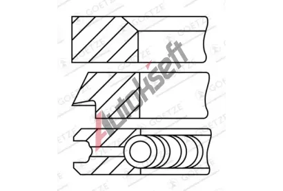 GOETZE ENGINE Sada pstnch krouk GEE 08-442200-10, 08-442200-10
