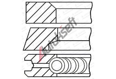 GOETZE ENGINE Sada pstnch krouk GEE 08-445100-00, 08-445100-00