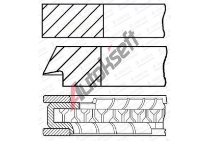 GOETZE ENGINE Sada p�stn�ch krou�k� GEE 08-446700-00, 08-446700-00