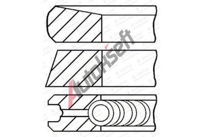 GOETZE ENGINE Sada pstnch krouk GEE 08-447400-00, 08-447400-00