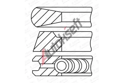 GOETZE ENGINE Sada pstnch krouk GEE 08-447600-00, 08-447600-00