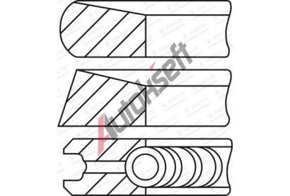 GOETZE ENGINE Sada pstnch krouk GEE 08-448600-00, 08-448600-00