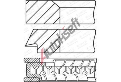 GOETZE ENGINE Sada pstnch krouk GEE 08-451600-00, 08-451600-00