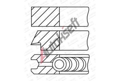 GOETZE ENGINE Sada p�stn�ch krou�k� LKZ-Ring� GEE 08-452700-00, 08-452700-00