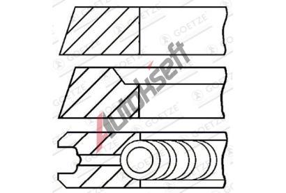 GOETZE ENGINE Sada pstnch krouk GEE 08-501800-00, 08-501800-00