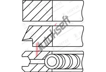 GOETZE ENGINE Sada pstnch krouk GEE 08-501900-10, 08-501900-10