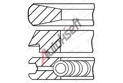 GOETZE ENGINE Sada pstnch krouk GEE 08-521800-20, 08-521800-20