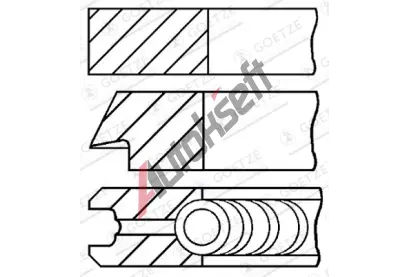 GOETZE ENGINE Sada pstnch krouk GEE 08-524600-00, 08-524600-00