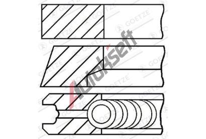 GOETZE ENGINE Sada p�stn�ch krou�k� GEE 08-524900-00, 08-524900-00