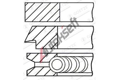 GOETZE ENGINE Sada p�stn�ch krou�k� GEE 08-704900-00, 08-704900-00