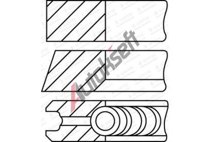GOETZE ENGINE Sada p�stn�ch krou�k� GEE 08-960300-10, 08-960300-10