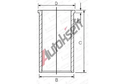 GOETZE ENGINE Vloen vlec GEE 14-028360-00, 14-028360-00