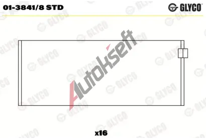 GLYCO Ojnin loisko GLC 01-3841/8 STD, 01-3841/8 STD