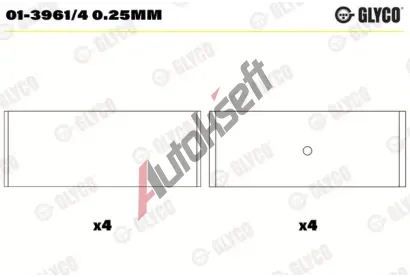 GLYCO Ojnin loisko GLC 01-3961/4 0.25MM, 01-3961/4 0.25MM