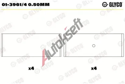 GLYCO Ojnin loisko GLC 01-3961/4 0.50MM, 01-3961/4 0.50MM