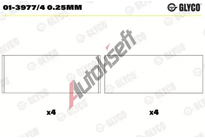 GLYCO Ojnin loisko GLC 01-3977/4 0.25mm, 01-3977/4 0.25mm