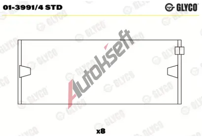 GLYCO Ojnin loisko GLC 01-3991/4 STD, 01-3991/4 STD