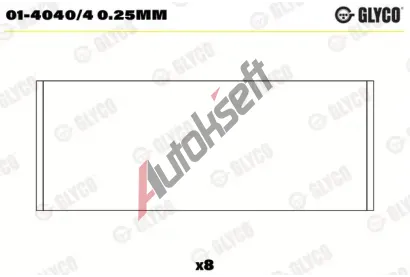 GLYCO Ojnin loisko GLC 01-4040/4 0.25mm, 01-4040/4 0.25mm