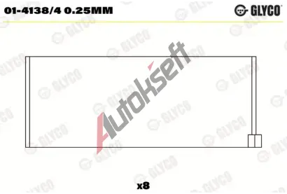 GLYCO Ojnin loisko GLC 01-4138/4 0.25mm, 01-4138/4 0.25mm