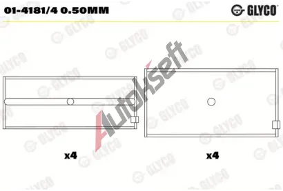 GLYCO Ojnin loisko GLC 01-4181/4 0.50mm, 01-4181/4 0.50mm