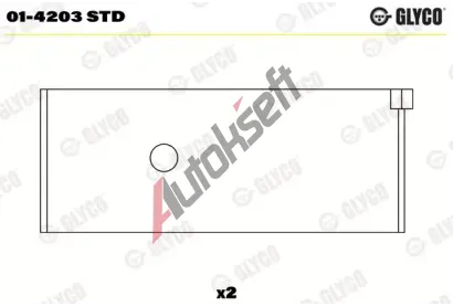 GLYCO Ojnin loisko GLC 01-4203 STD, 01-4203 STD