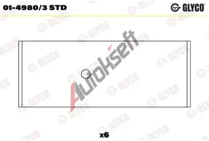 GLYCO Ojnin loisko GLC 01-4980/3 STD, 01-4980/3 STD
