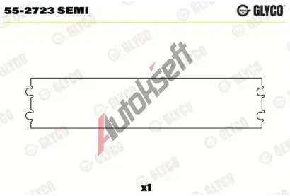 GLYCO Lo�iskov� pouzdro ojnice GLC 55-2723 SEMI, 55-2723 SEMI
