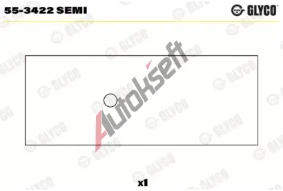 GLYCO Loiskov pouzdro ojnice GLC 55-3422 SEMI, 55-3422 SEMI