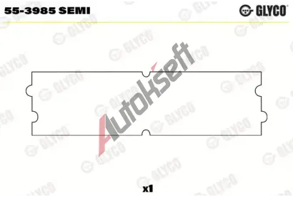 GLYCO Loiskov pouzdro ojnice GLC 55-3985 SEMI, 55-3985 SEMI