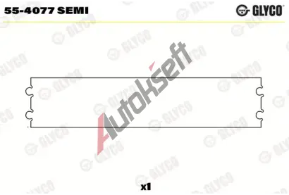 GLYCO Loiskov pouzdro ojnice GLC 55-4077 SEMI, 55-4077 SEMI