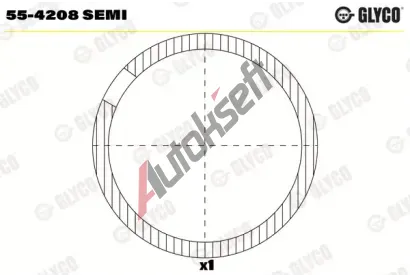 GLYCO Ložiskové pouzdro ojnice GLC 55-4208 SEMI, 55-4208 SEMI GLYCO Ložiskové pouzdro ojnice GLC 55-4208 SEMI, 55-4208 SEMI