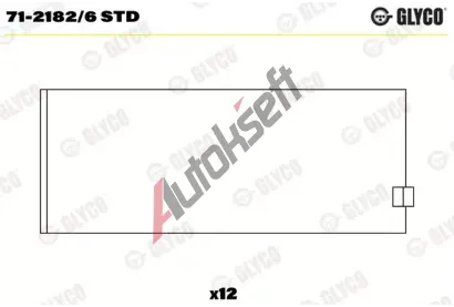 GLYCO Ojnin loisko GLC 71-2182/6 STD, 71-2182/6 STD