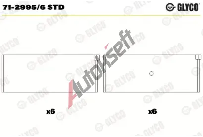 GLYCO Ojniční ložisko GLC 71-2995/6 STD, 71-2995/6 STD GLYCO Ojniční ložisko GLC 71-2995/6 STD, 71-2995/6 STD