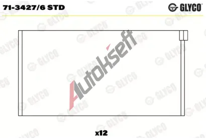 GLYCO Ojniční ložisko GLC 71-3427/6 STD, 71-3427/6 STD GLYCO Ojniční ložisko GLC 71-3427/6 STD, 71-3427/6 STD