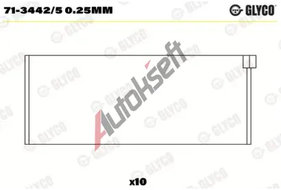 GLYCO Ojnin loisko GLC 71-3442/5 0.25mm, 71-3442/5 0.25mm