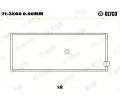 Ojni�n� lo�isko&nbsp;GLYCO&nbsp;&dash;&nbsp;GLC 71-3560 0.50mm