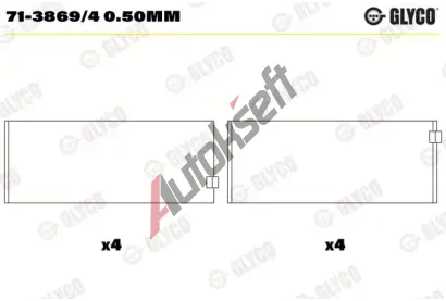 GLYCO Ojnin loisko GLC 71-3869/4 0.50MM, 71-3869/4 0.50MM