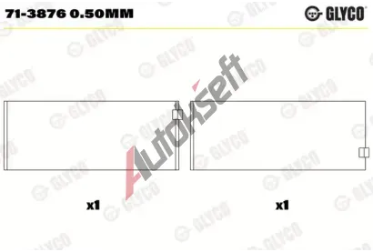 GLYCO Ojnin loisko GLC 71-3876 0.50mm, 71-3876 0.50mm