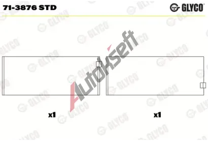 GLYCO Ojnin loisko GLC 71-3876 STD, 71-3876 STD