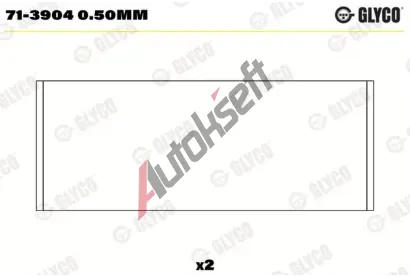 GLYCO Ojnin loisko GLC 71-3904 0.50mm, 71-3904 0.50mm
