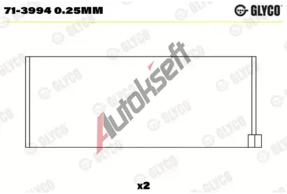 GLYCO Ojnin loisko GLC 71-3994 0.25mm, 71-3994 0.25mm