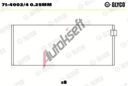 GLYCO Ojnin loisko GLC 71-4002/4 0.25mm, 71-4002/4 0.25mm