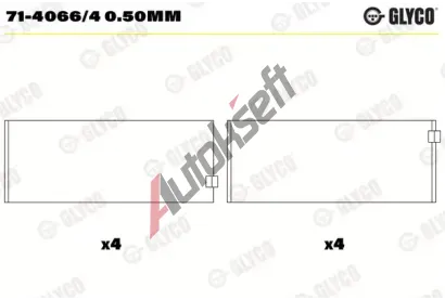 GLYCO Ojnin loisko GLC 71-4066/4 0.50mm, 71-4066/4 0.50mm