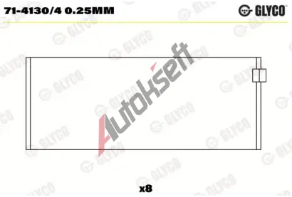 GLYCO Ojnin loisko GLC 71-4130/4 0.25mm, 71-4130/4 0.25mm