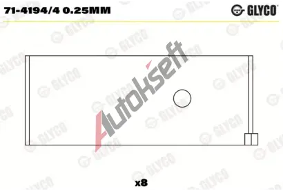 GLYCO Ojnin loisko GLC 71-4194/4 0.25mm, 71-4194/4 0.25mm