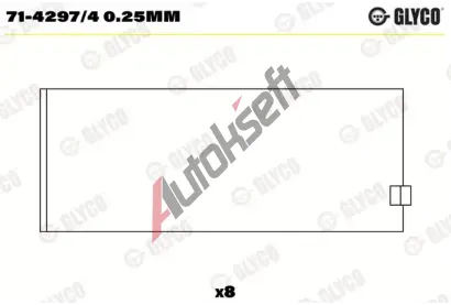 GLYCO Ojnin loisko GLC 71-4297/4 0.25mm, 71-4297/4 0.25mm