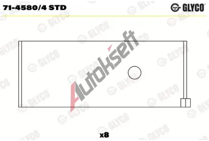 GLYCO Ojnin loisko GLC 71-4580/4 STD, 71-4580/4 STD