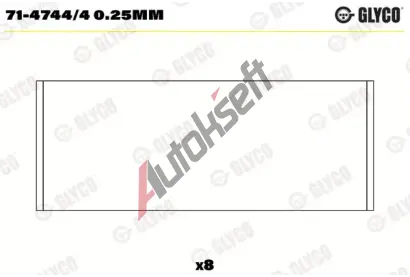 GLYCO Ojnin loisko GLC 71-4744/4 0.25mm, 71-4744/4 0.25mm