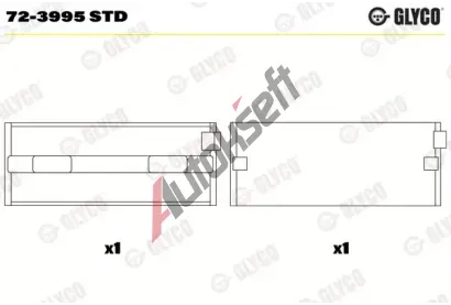 GLYCO Loiska klikovho hdele GLC 72-3995 STD, 72-3995 STD