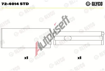 GLYCO Lo�iska klikov�ho h��dele GLC 72-4014 STD, 72-4014 STD